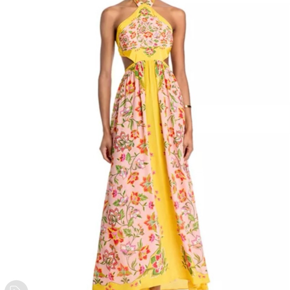 Farm Rio Beauty Scarf Maxi dress